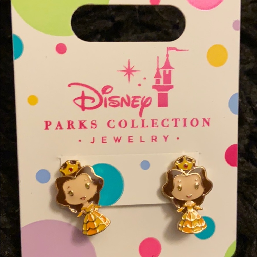Disney Parks Beauty and the Beast Belle Earrings